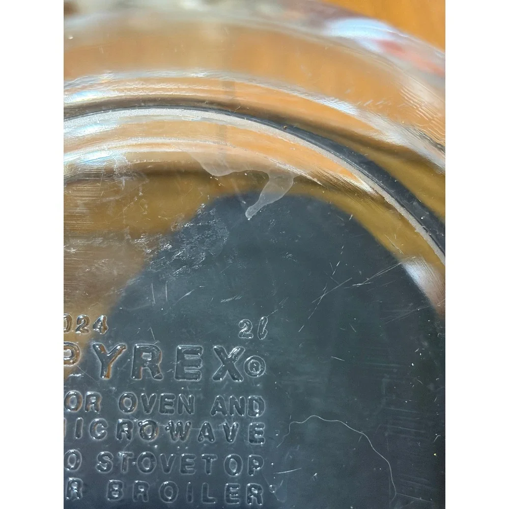 Pyrex vintage clear